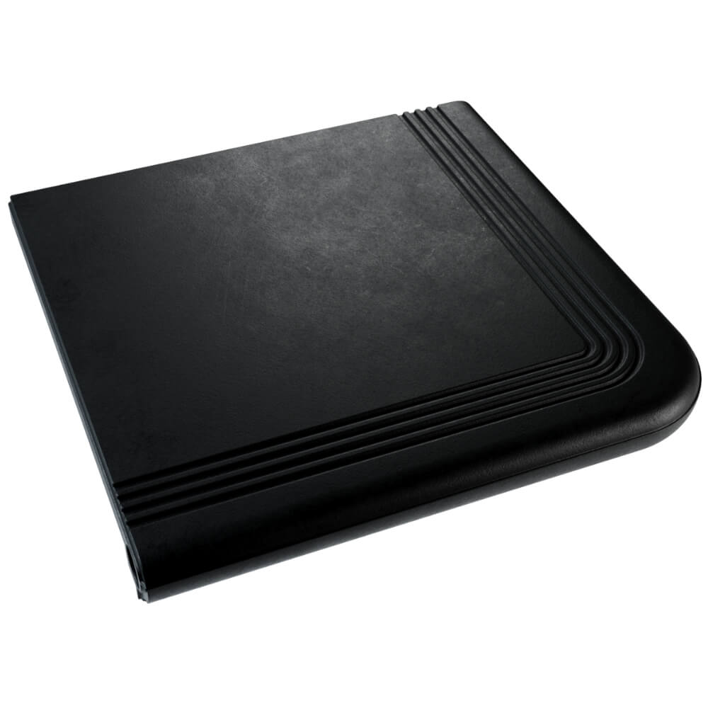 Ступень угловая Verona 340х340х20мм Черный